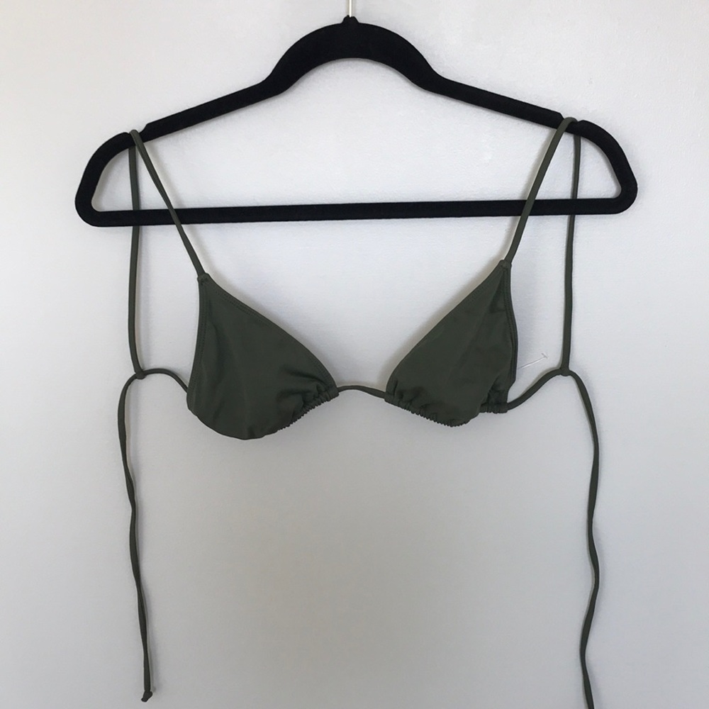 Olive Green String Top🌲